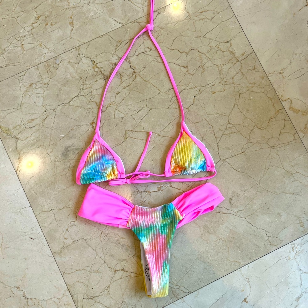 Tie dye bikini